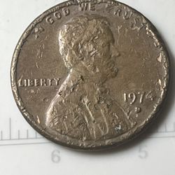 1974 D Penny 