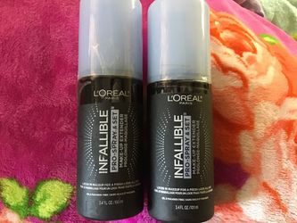 New L’Oréal infallible makeup setting spray