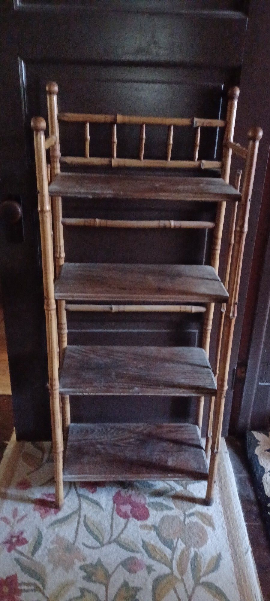 Antique Bamboo Shelf