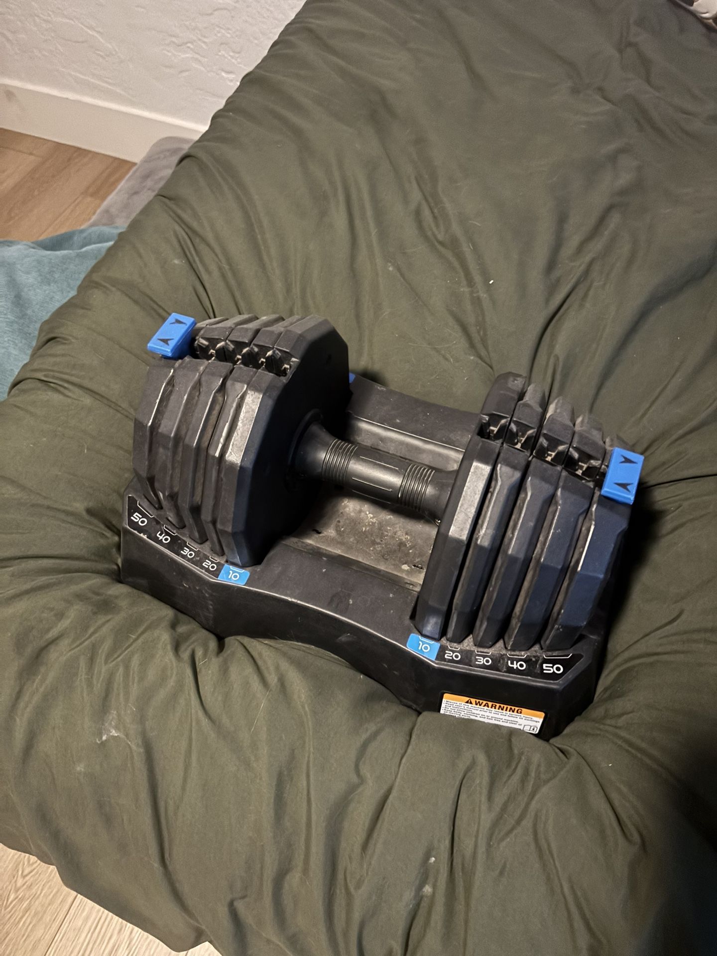 Single 50lb Adjustable Dumbbell - Nordictrack