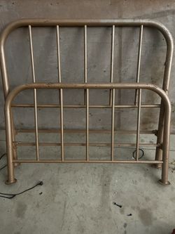 Twin Steel Bed frame $40
