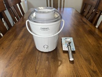 Cuisinart ICE-25 Frozen Yogurt Ice Cream & Sorbet Maker w/ New Zeroll 2oz Scoop