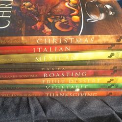 8 Williams And Sonoma Cookbooks