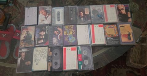 Collection of Vintage Cassette Tapes