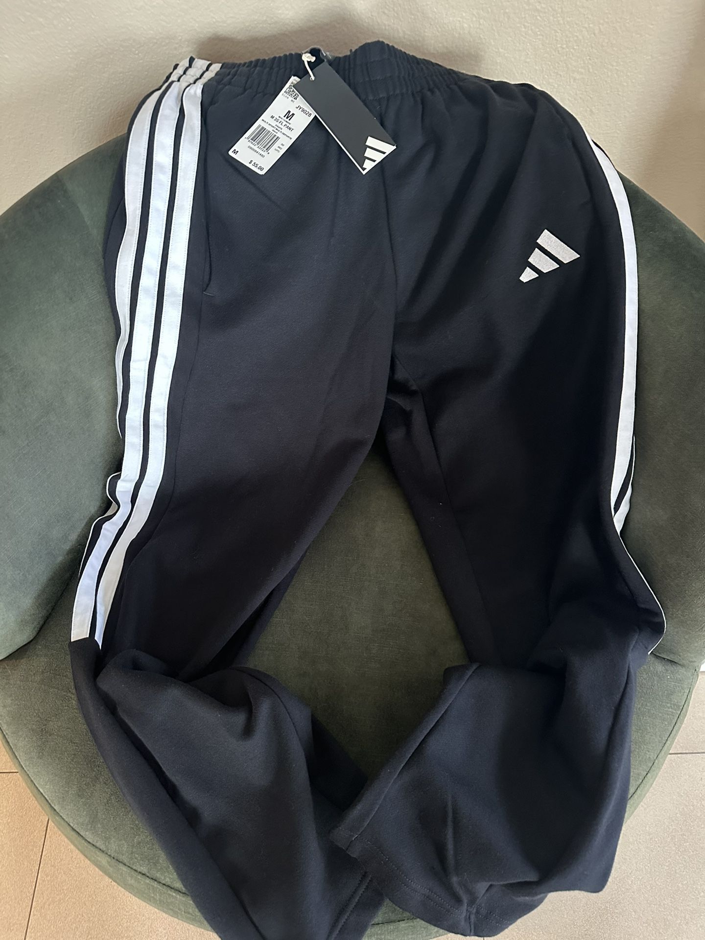 Adidas 3 Striped Fleece Multi Athletic Pants