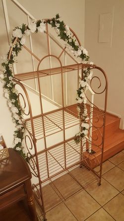 Gold Metal Shelf Piece