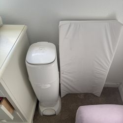 Diaper genie/ Refills And Changing Table