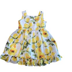 EUC 3T Boutique Lemon Aline Dress