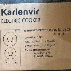 2 Burner Electric Cooker 
