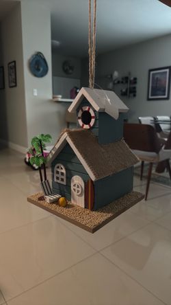 Decorative Beach Cottage Birdhouse