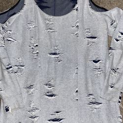 Women’s Distressed Sweatshirt