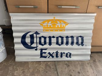 Corona Metal Beer Sign Man Cave