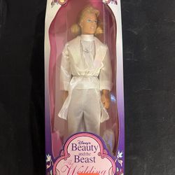Vintage 1993 Disney Beauty and the Beast Wedding The Prince Doll Mattel 10910