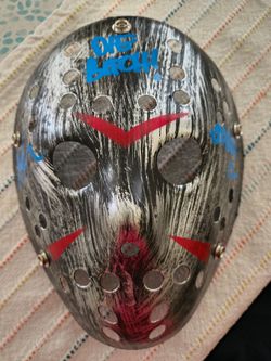 Jason signed mask
