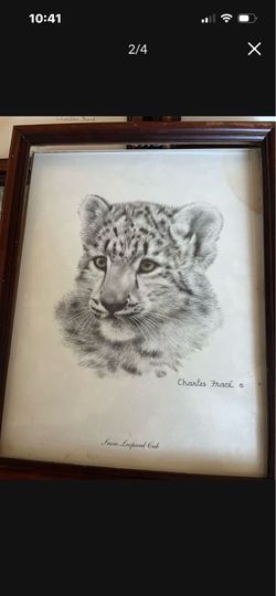 Good Condition Antique Vintage “Charles Frace” With His Signature  11X8.5  SALE  Only  $50. O.B.O 🎉