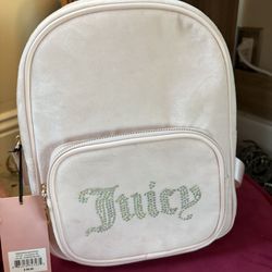juicy couture light pink backpack