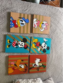 Disney canvas painting (hand painted)