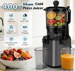 New in box 2-in-1 Cold Press Juicer