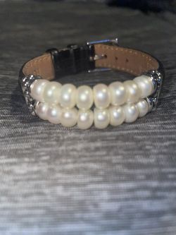 Honora Freshwater And Leather Bracelet