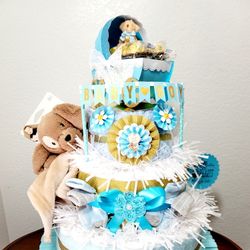 Diapers CAKES Blue Ready For Pick Up