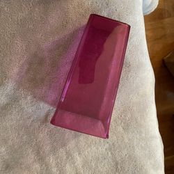 Pink Plastic Vase