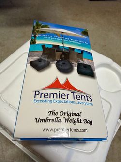 Premier Tents 14" Round Umbrella Weight Bag