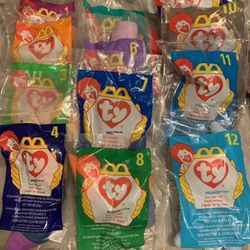 2 Complete Sets Of McDonald’s a Beanie Babies 