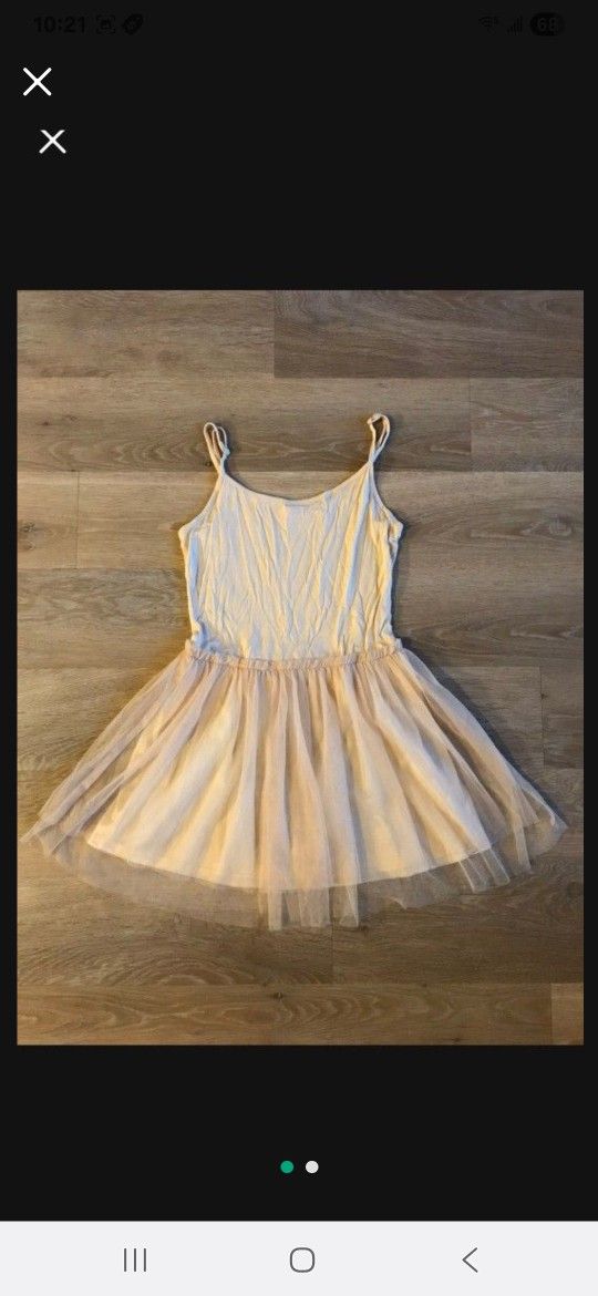 NEW Women Elegant Cami Ballet Style Japanese K Pop Layer Top Clothes Size S