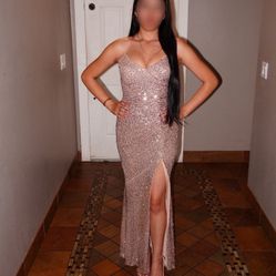 Royal Queen Rose Gold Dress