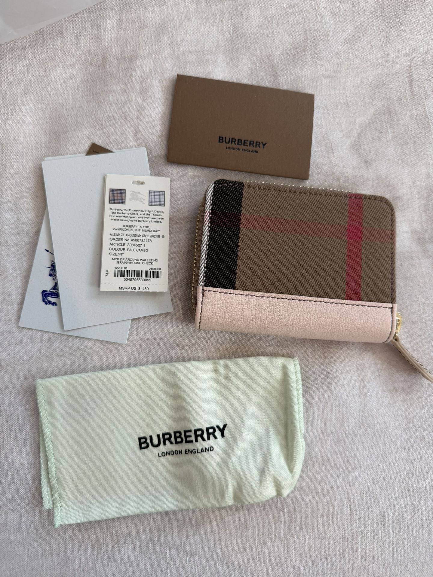 Burberry Zip Wallet
