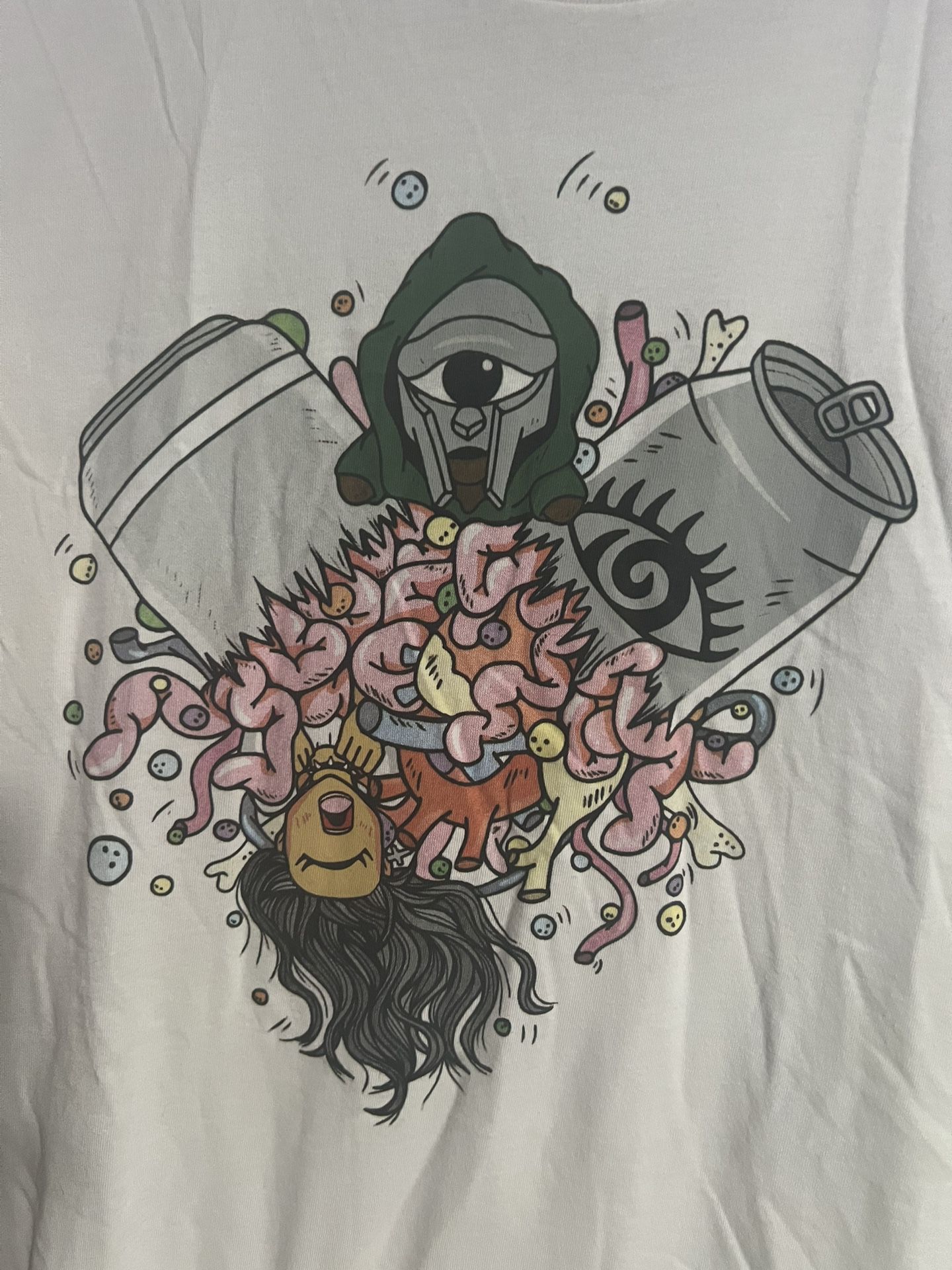 Brand New MF DOOM X Distorted One Beer Limited Shirt Size XL