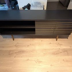 Free Entertainment Center with 2 Shelves
