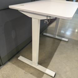 White Standing Desk