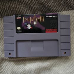 Authentic Final Fantasy III SNES