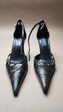 Carlos by Carlos Santana Pointed Toe Ankle Strap Heels Size 6