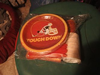Brand new football touchdown party set