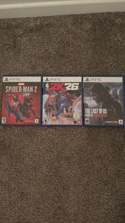 PS five. Games.