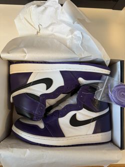 Jordan 1 Court Purple Size 9
