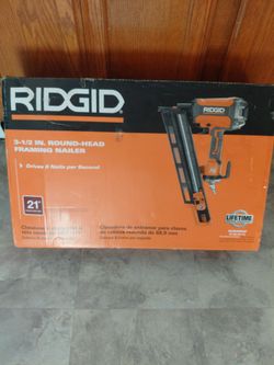 Rigid 21° Framing nailer