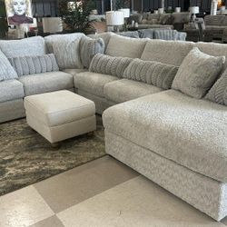 OM• $38 Initial • Brand New Cuddle Sectional With Chaise 
