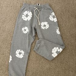 Grey Denim Tear Size Large