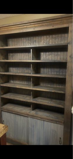 Kitchen pantry solid wood grey