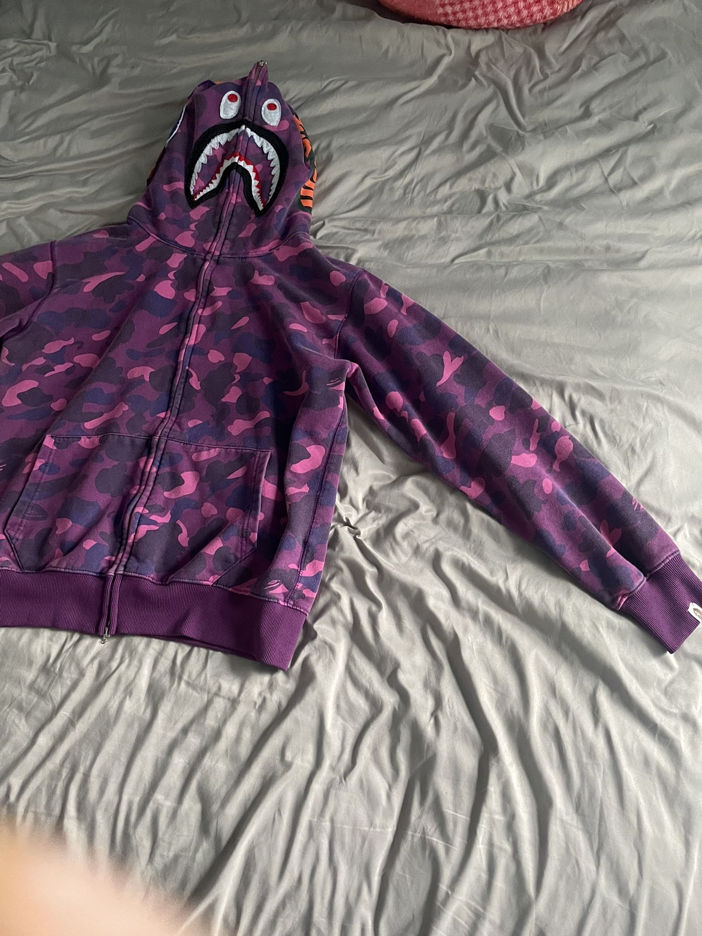 Large Bape hoodie purple (Negotiable)