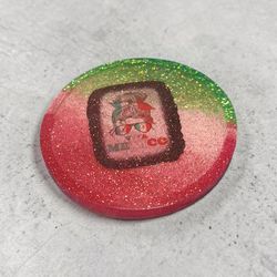 Viva Mexico Glitter Resin Coaster