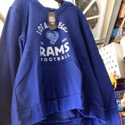 Fanatics Rams Sweatshirt Hoodie Size Women XL