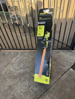 RYOBI 40V HP Brushless 26 in. Cordless Battery Hedge Trimmer with 2.0 Ah Battery and Charger