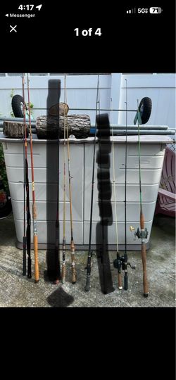 Vintage Fishing Poles/Reels/Read Description
