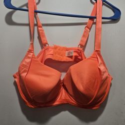 Size 42D Queen Orange Underwire Bra