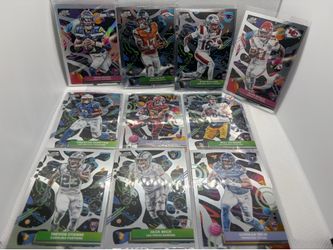 Topps Cosmic Football 10 Card Rookie Lot