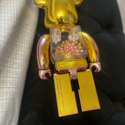 Bearbrick My First Baby 400% Pink Gold 